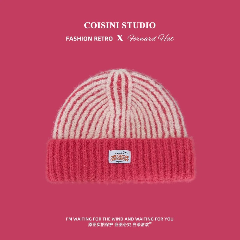 Женская вязаная шапка-бини в п – обзор и цена Beanie Cuffed Knit