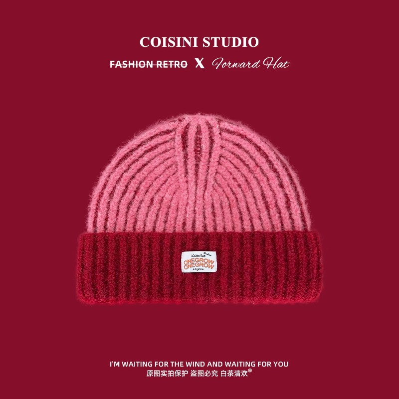 Женская вязаная шапка-бини в п – обзор и цена Beanie Cuffed Knit