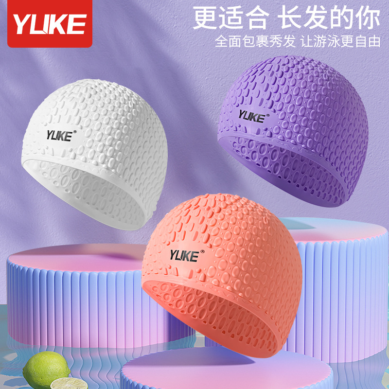 3D эргономичный дизайн, карман – обзор и цена Swim Hat Silicone