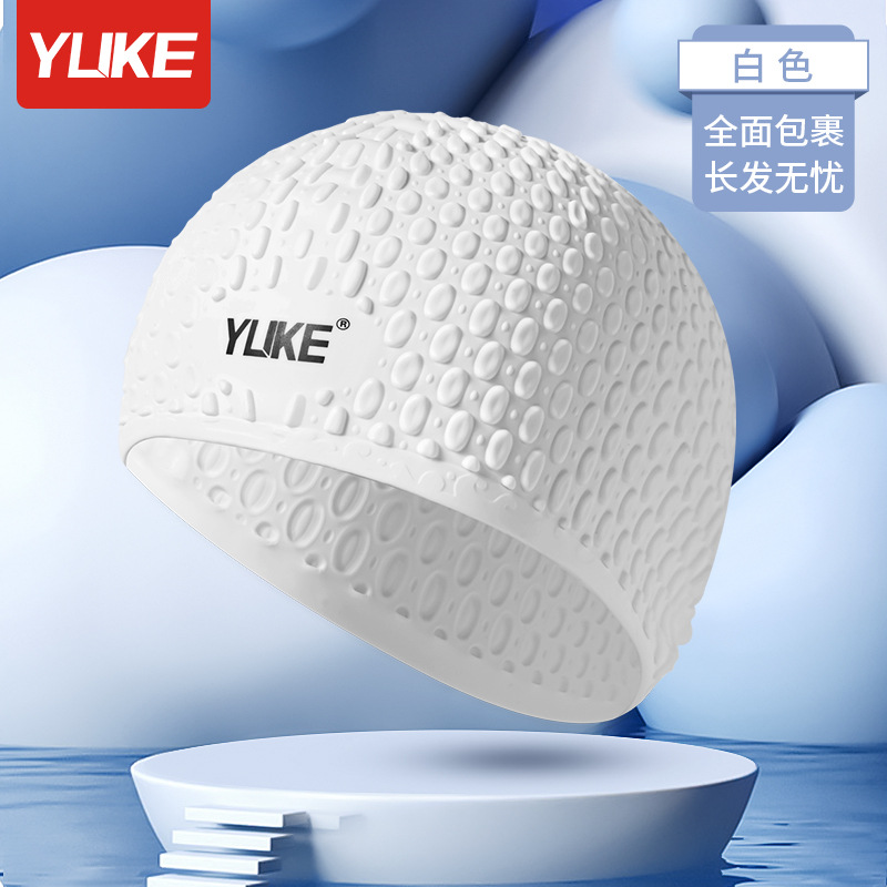 3D эргономичный дизайн, карман – обзор и цена Swim Hat Silicone